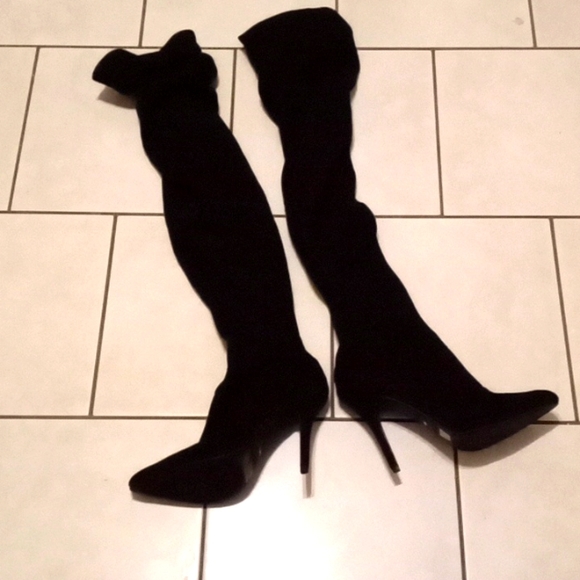 Anne Michelle Shoes - Sexy Black Boots